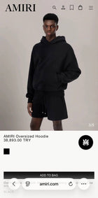 Black Oversized Hoodie
