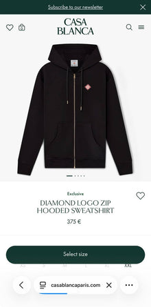 Black Zipper Sweatshirt