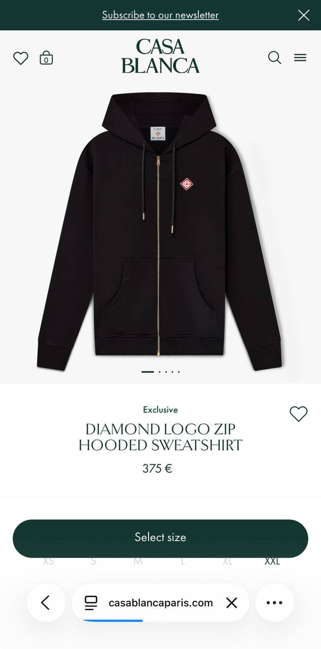 Black Zipper Sweatshirt