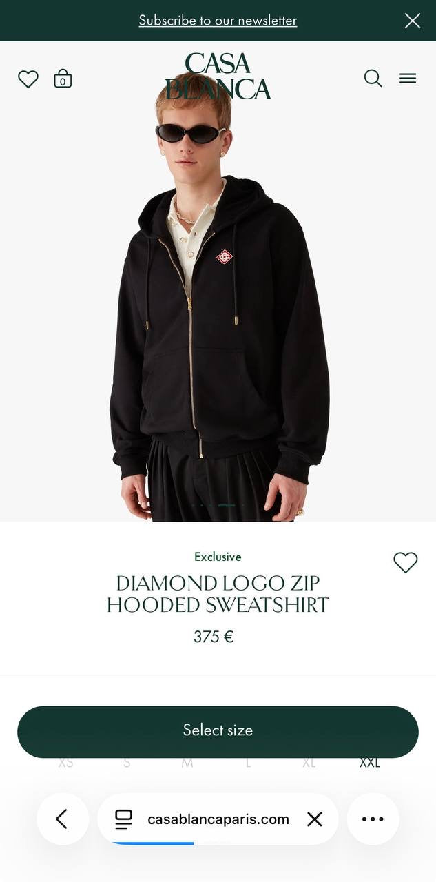 Black Zipper Sweatshirt