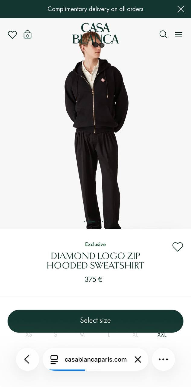 Black Zipper Sweatshirt