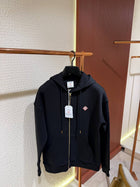 Black Zipper Sweatshirt