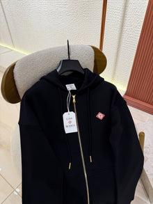 Black Zipper Sweatshirt