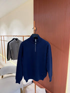 Blue Monogram Knitted Polo