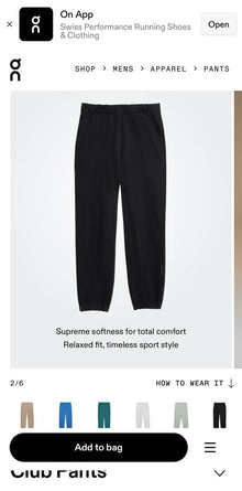 Black Cotton Trackpants