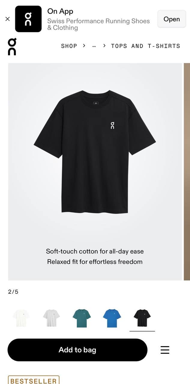 Black T-shirt
